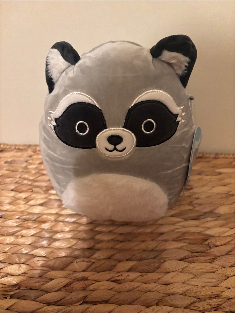 Squishmallow “Galci” Grey Raccoon Plush Toy - Soft Kids Toy NWT